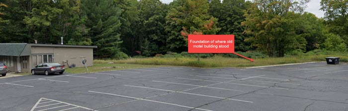 Teddy Griffins Roadhouse - 2019 Street View Of Foundating Of Old Motel (newer photo)